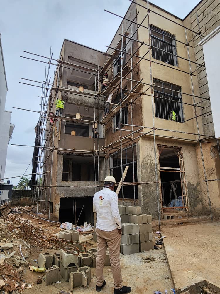 Multi-storey building under construction